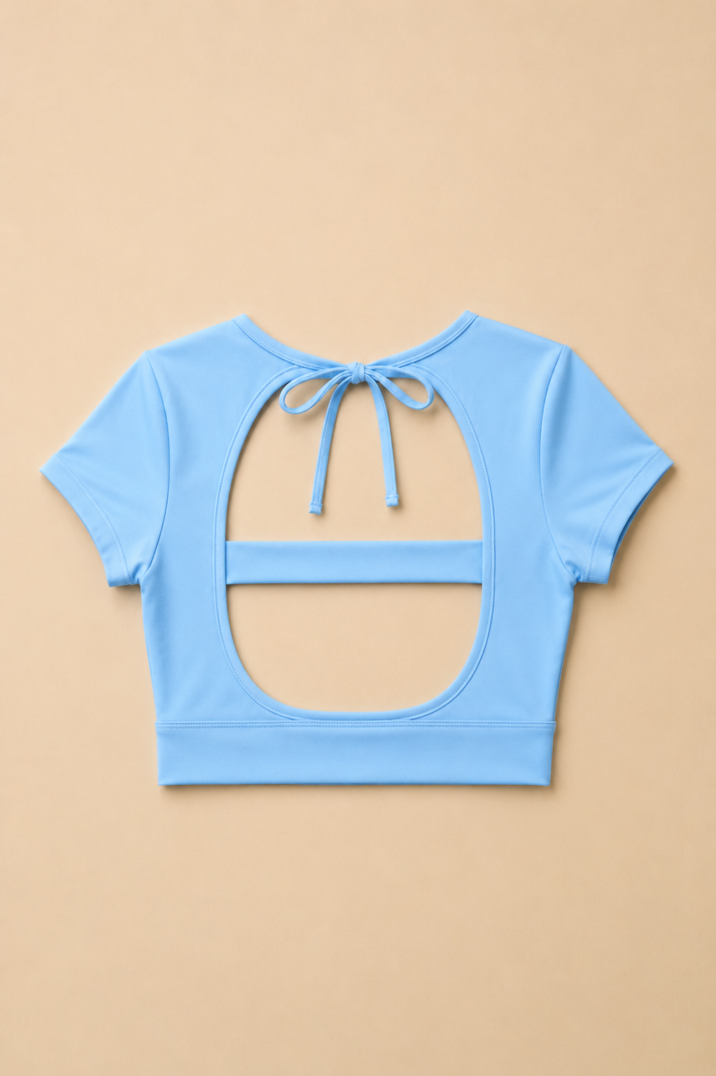 Top Manga Corta Sky blue