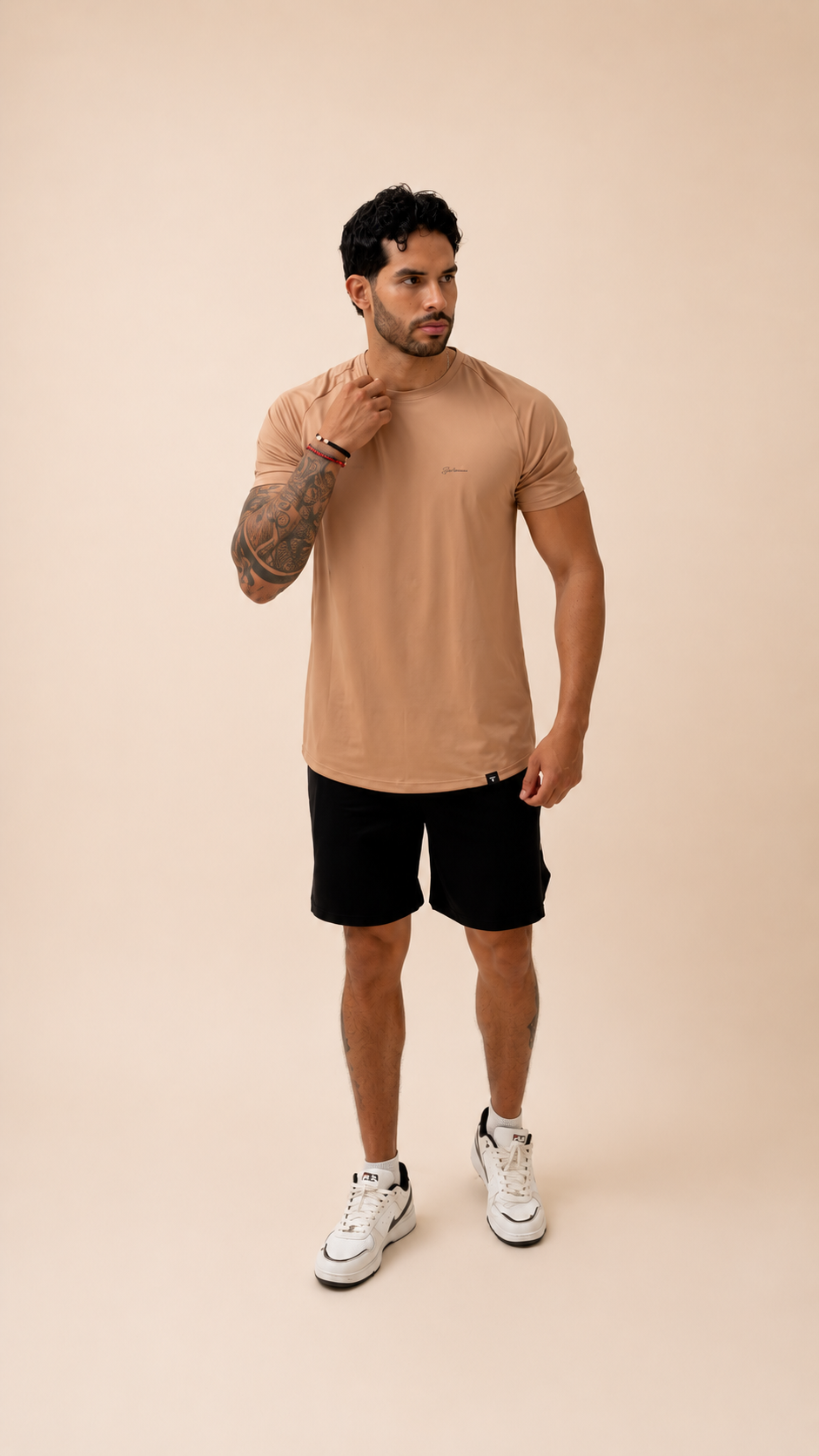 Camiseta Ranglan Marron
