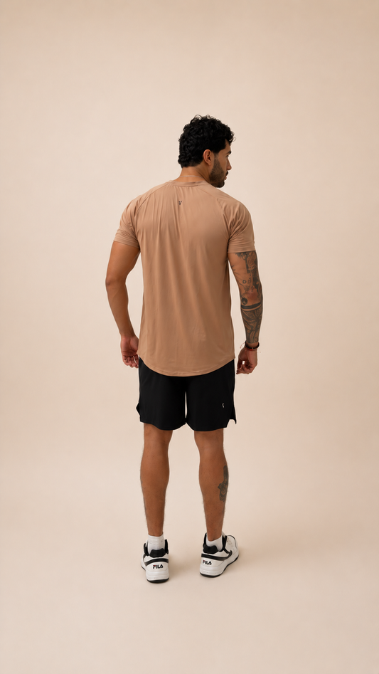 Camiseta Ranglan Marron