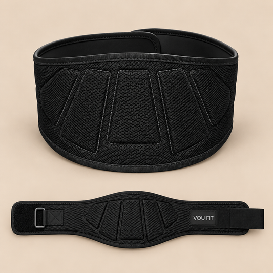 Cinturón Lumbar De Fuerza Negro