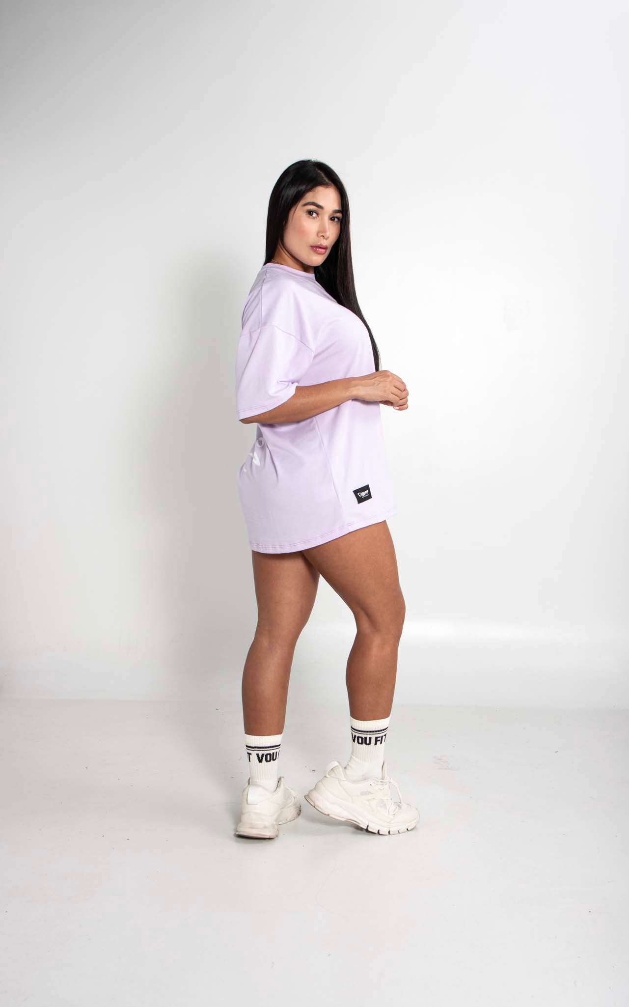 Camiseta Oversized Summer Lila