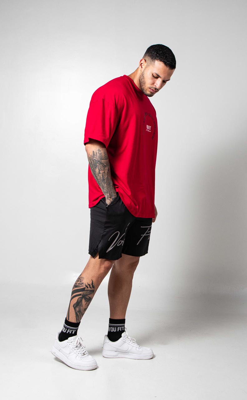 Camiseta Oversized Sport Roja