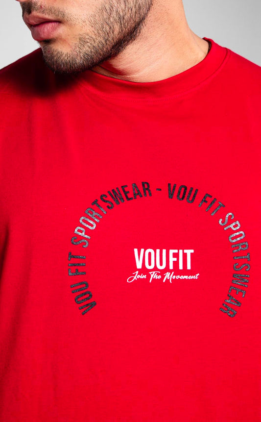 Camiseta Oversized Sport Roja