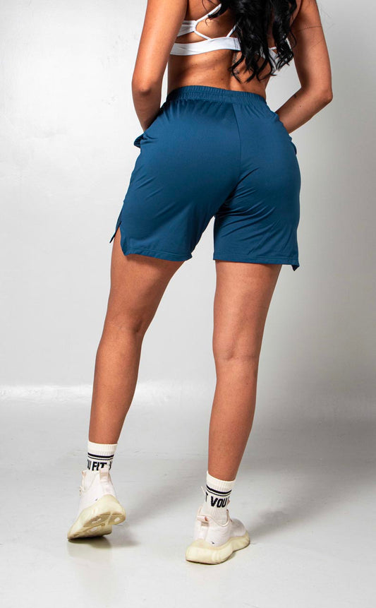 Pantaloneta Abertura Summer Azul Petróleo