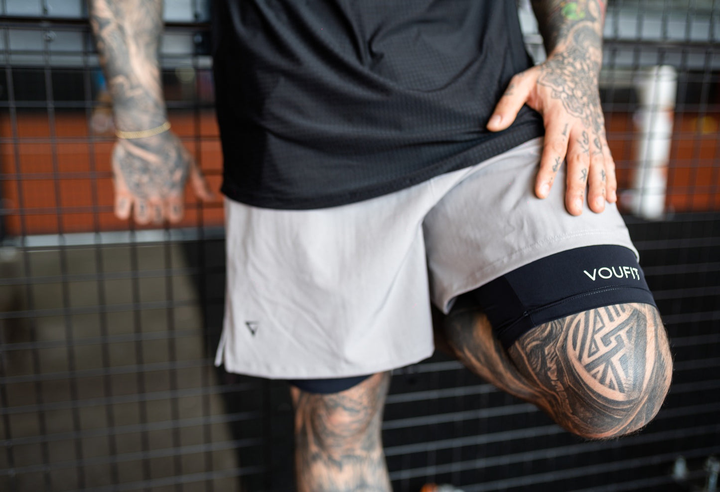 PANTALONETA FLEXI RUN GRIS CLARO