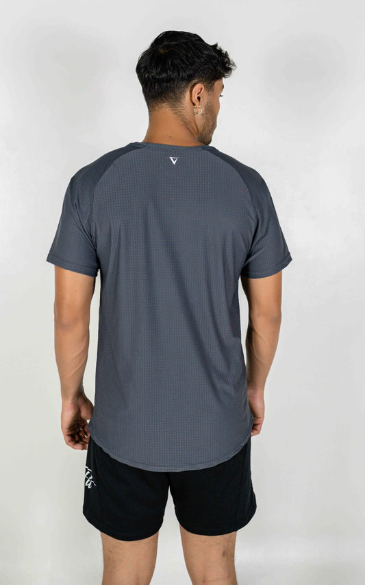 Camiseta Ranglan Sinergy Gris