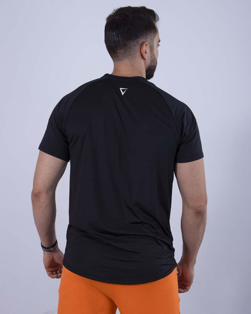 Camiseta Ranglan Negra - voufit