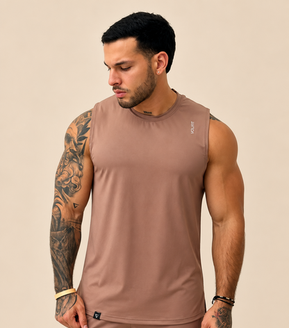 Camisilla Classic Summer Marrón