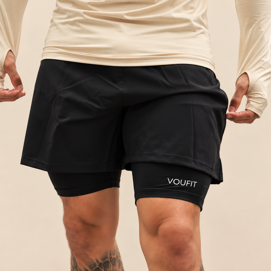 Pantaloneta Flexirun Negra