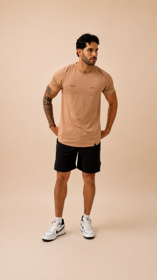 Camiseta Ranglan Marron