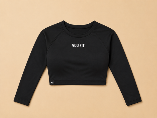 Black Long Sleeve Top