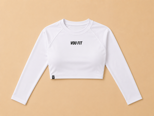 White Long Sleeve Top