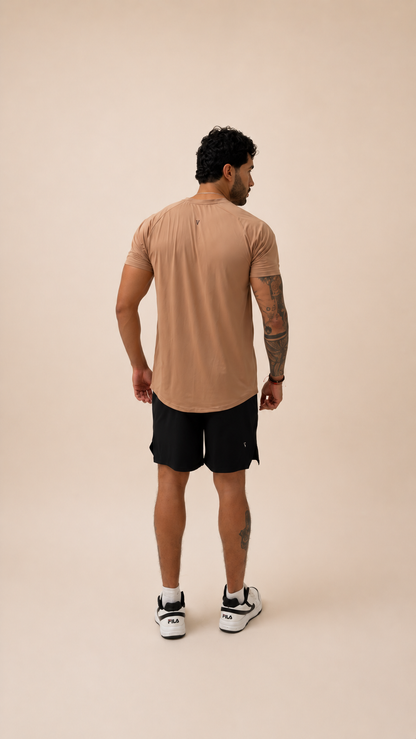 Camiseta Ranglan Marron