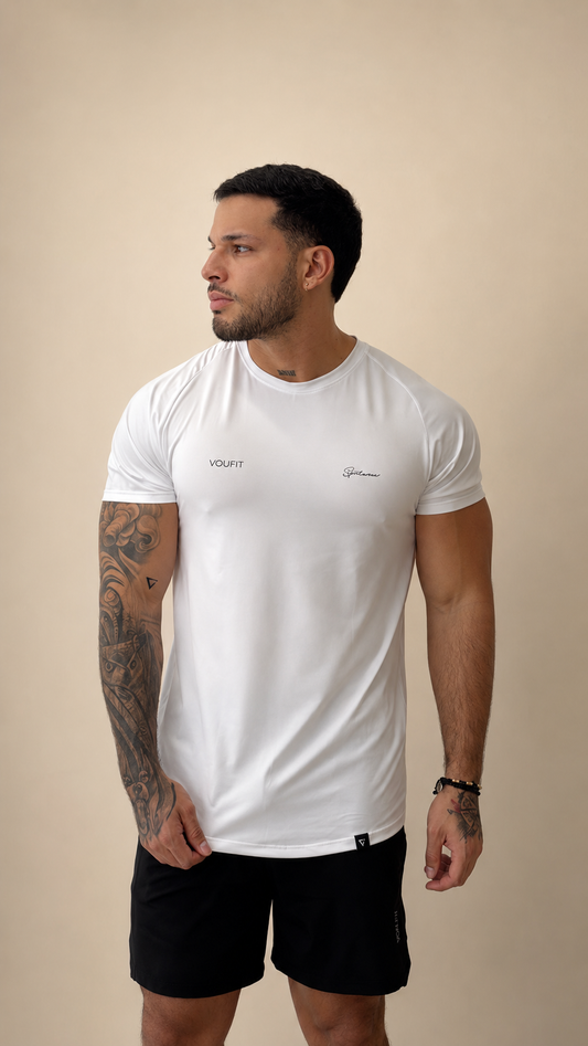 Camiseta Ranglan Blanca