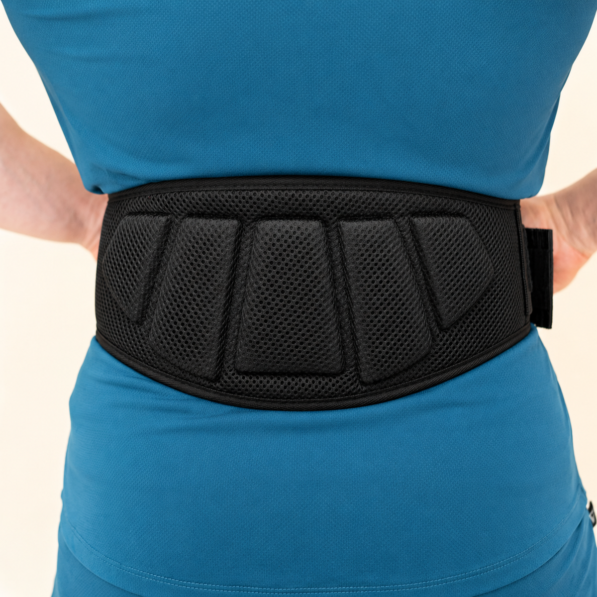 Cinturón Lumbar De Fuerza Negro