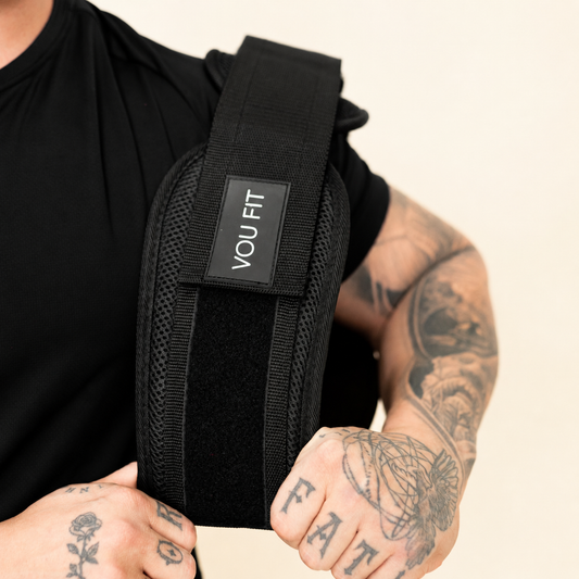 Cinturón Lumbar De Fuerza Negro