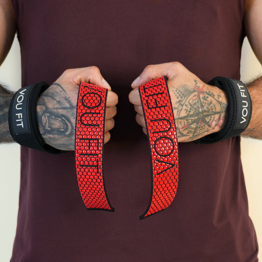 Straps Levantamiento VFT Rojo