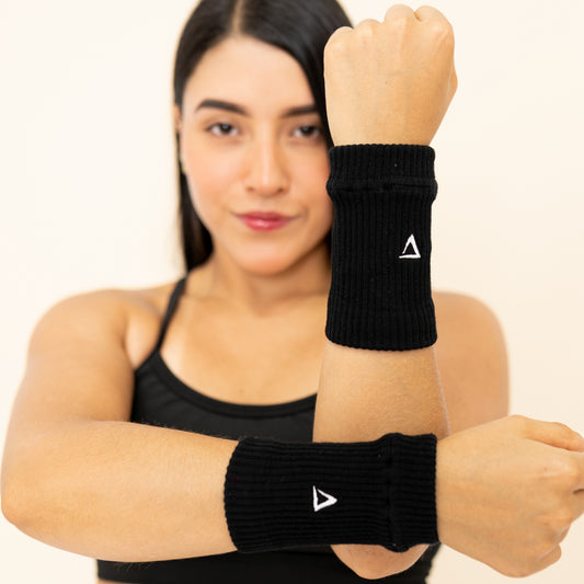 Muñequera Deportiva Negro