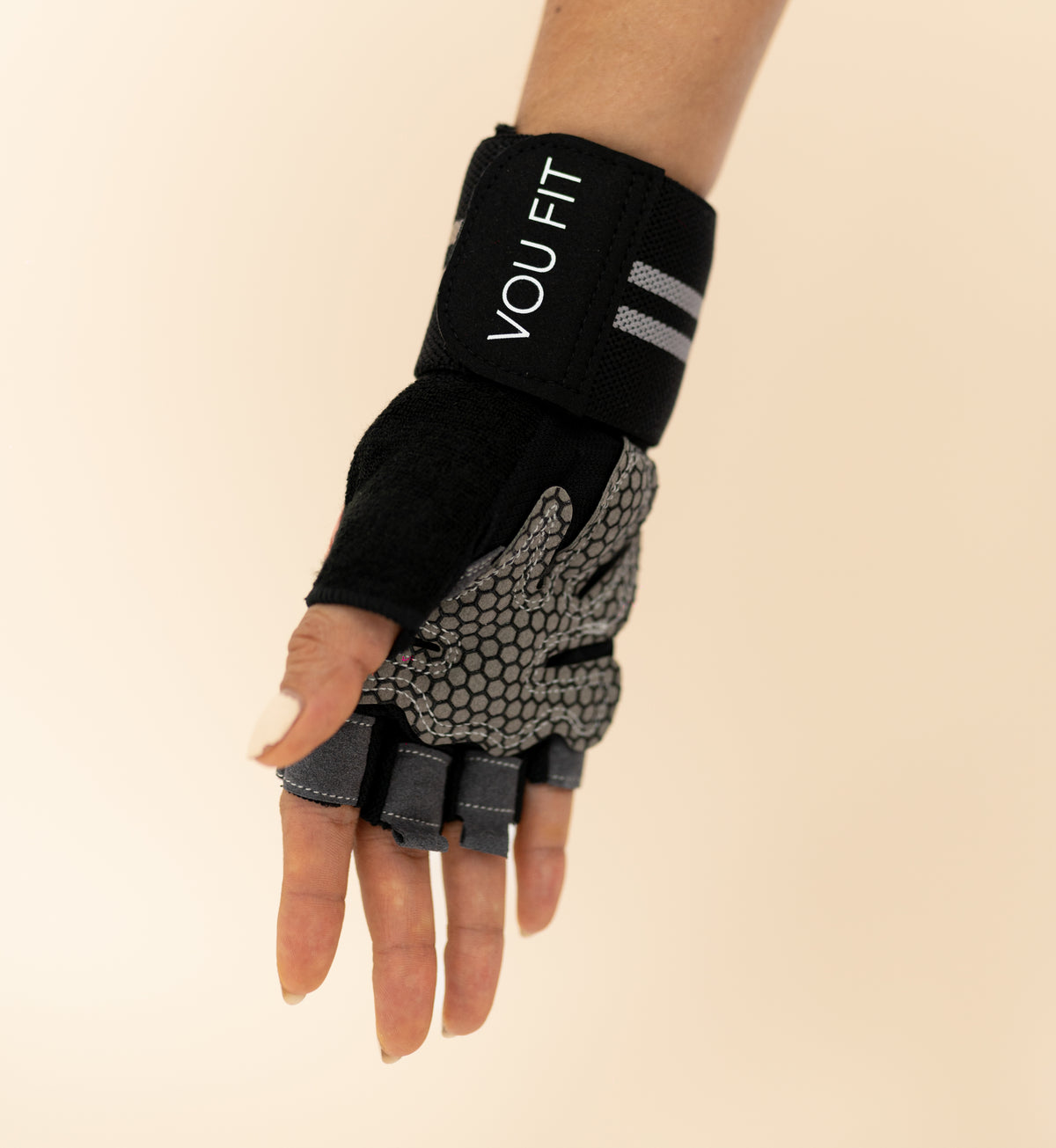 Guantes Premium x Muñequera Negro