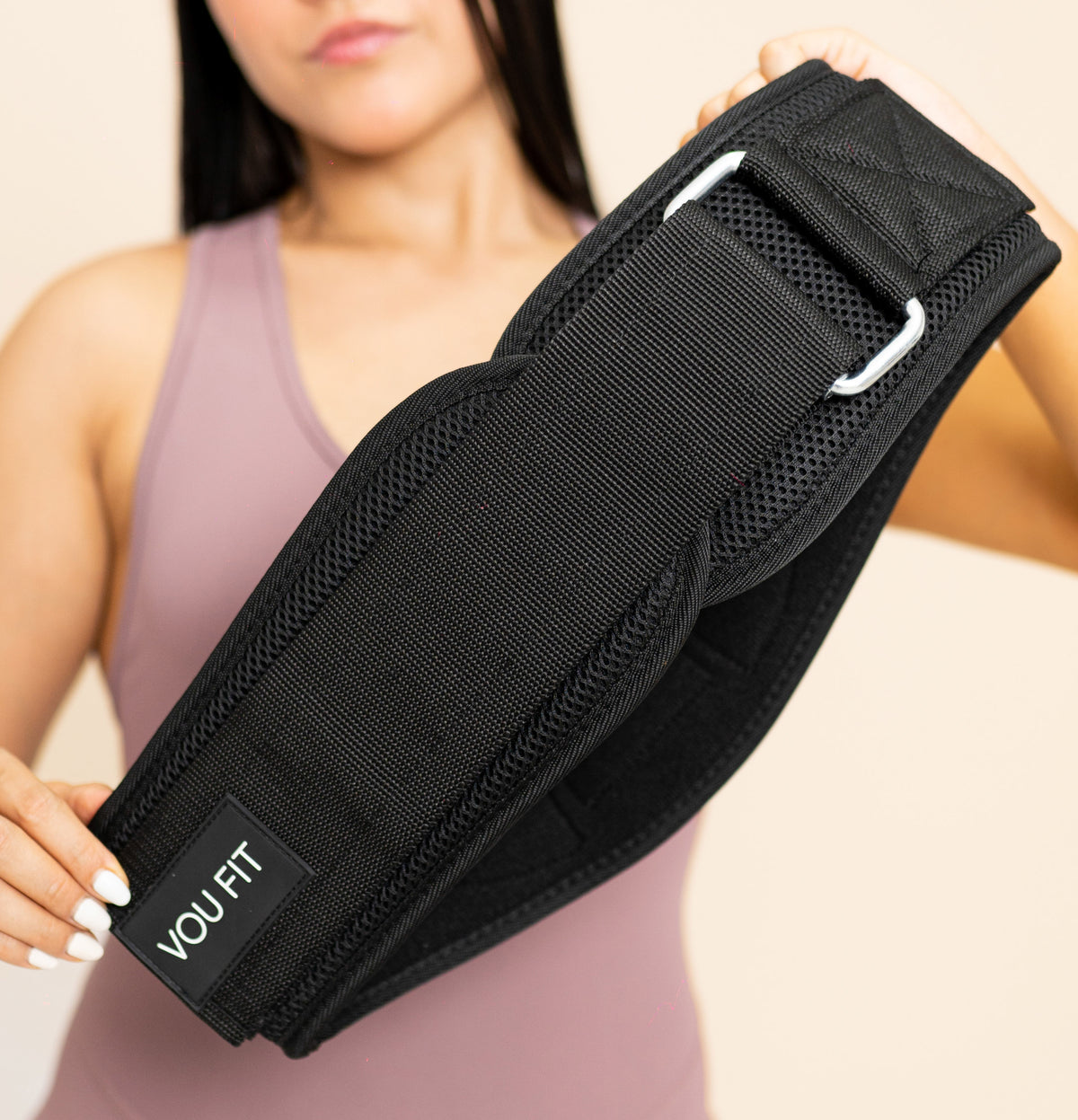 Cinturón Lumbar De Fuerza Negro