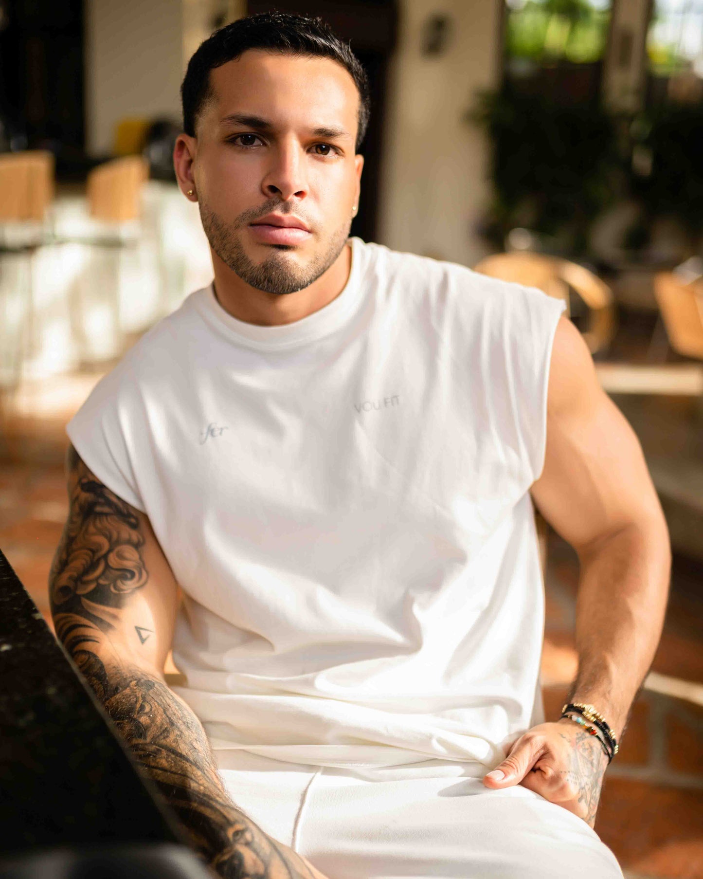 Camisilla Noir Blanco