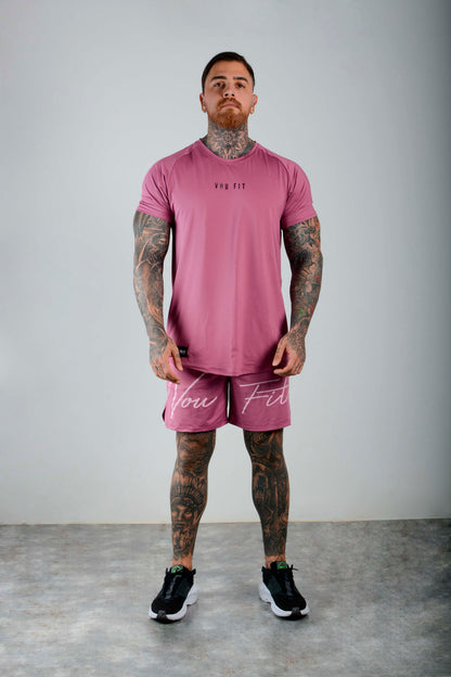 Camiseta Ranglan Rosada