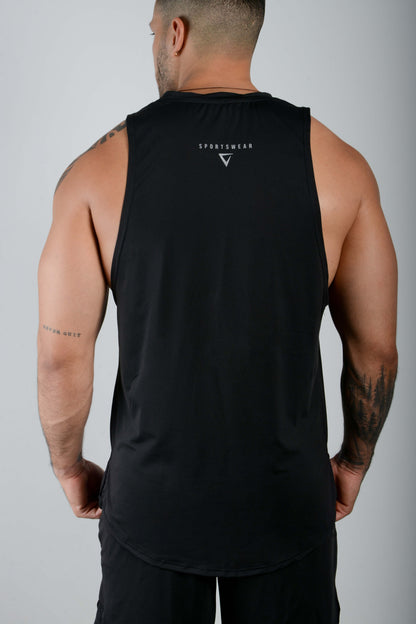 Camisilla Neck Summer Negro