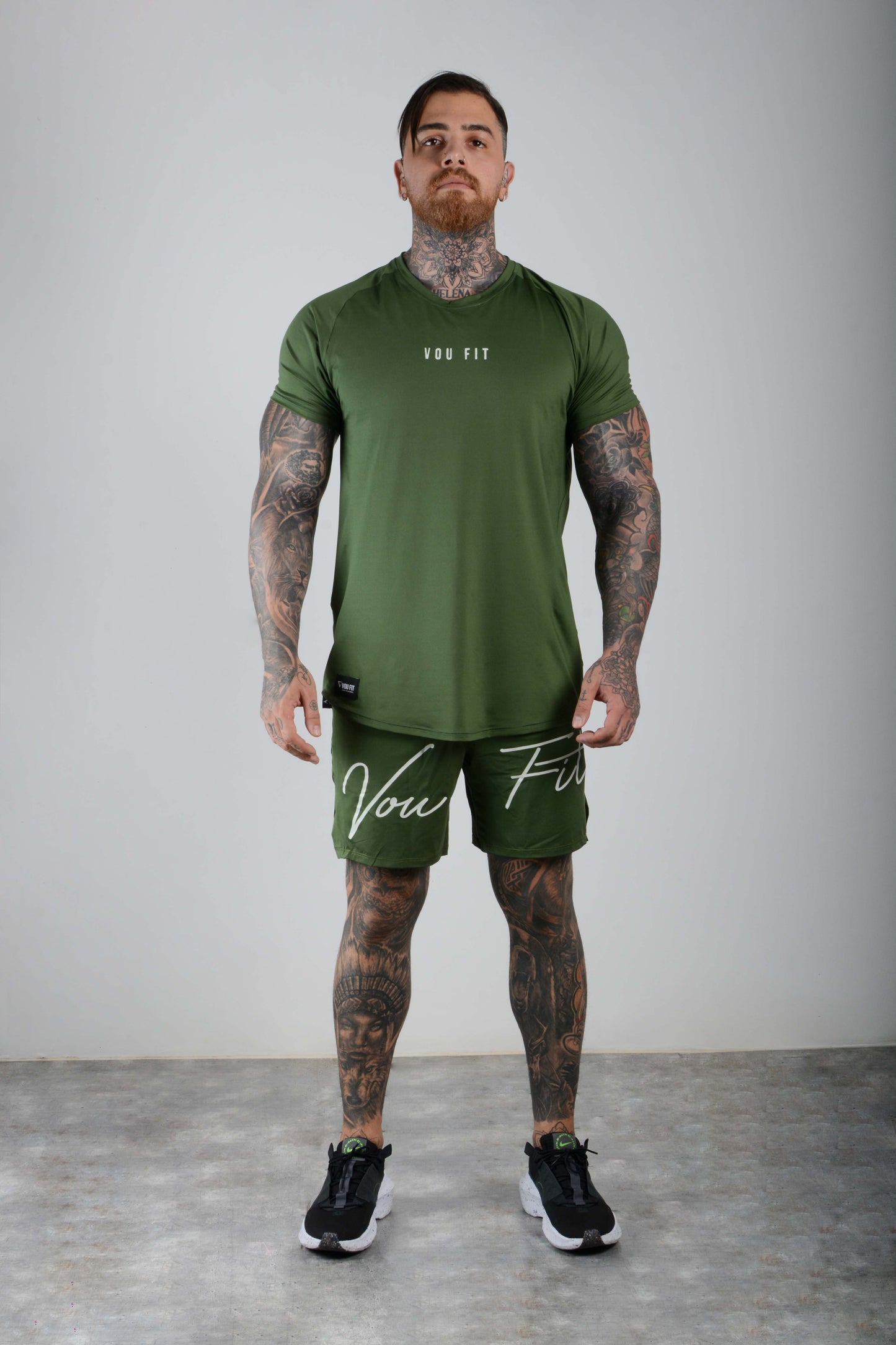 Pantaloneta Abertura Summer Verde Militar