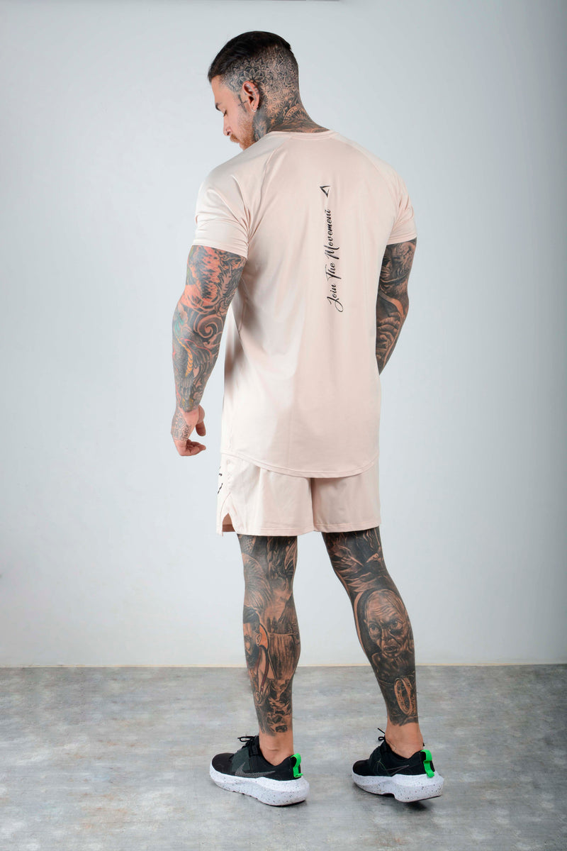 Camiseta Ranglan Beige