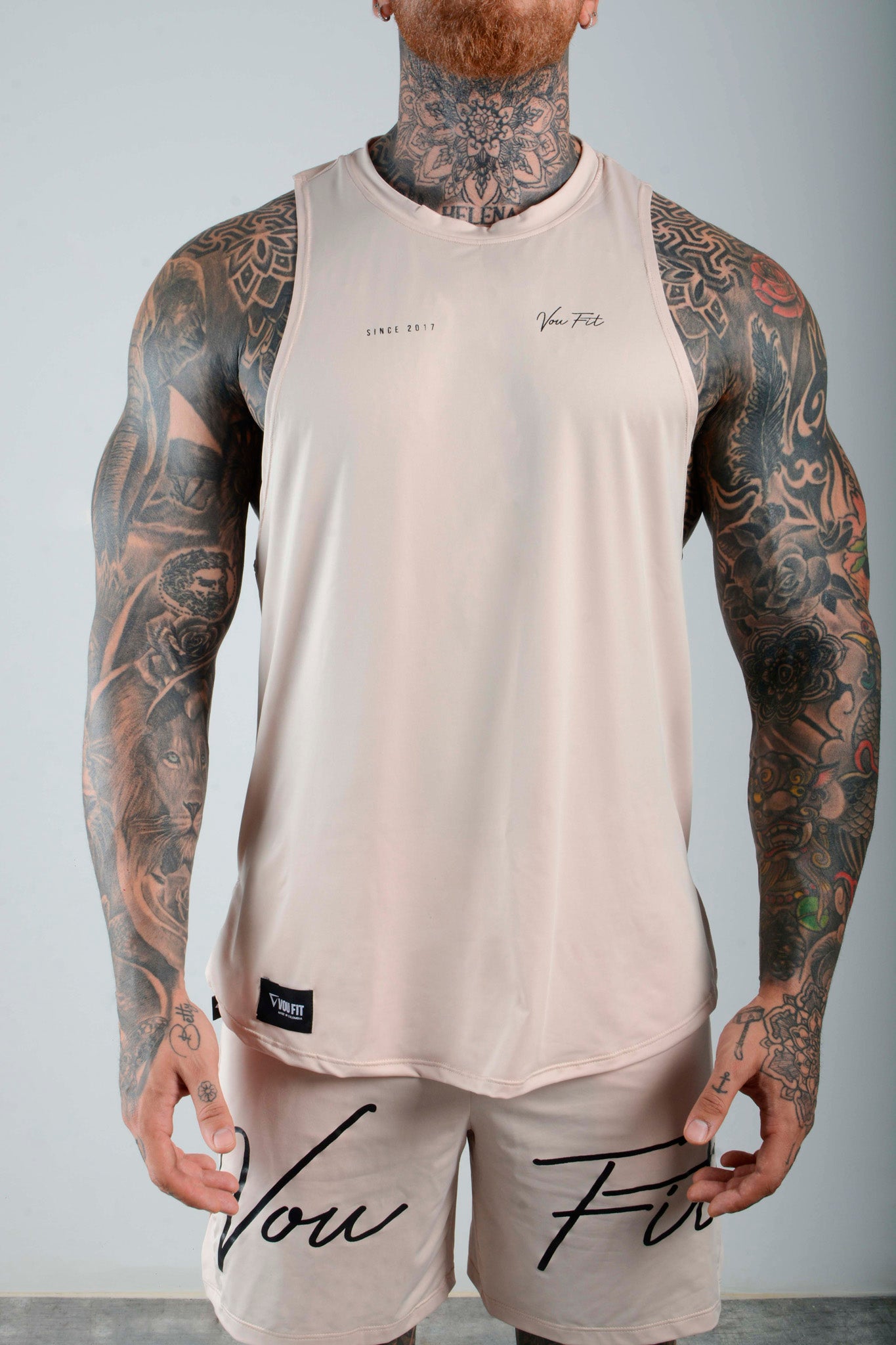 Camisilla Neck Summer Beige