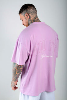  Camiseta Oversized Sport Lila