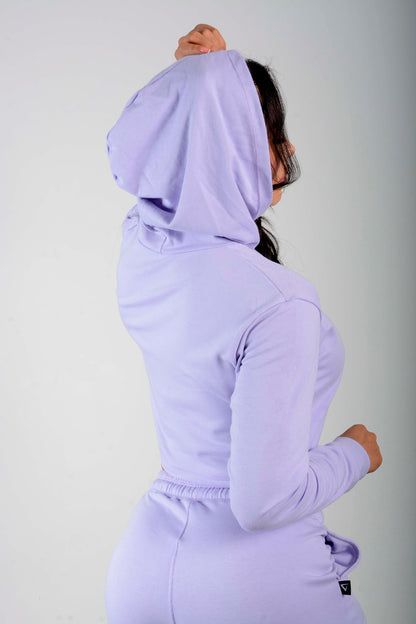 Hoodie Corto Summer Malva