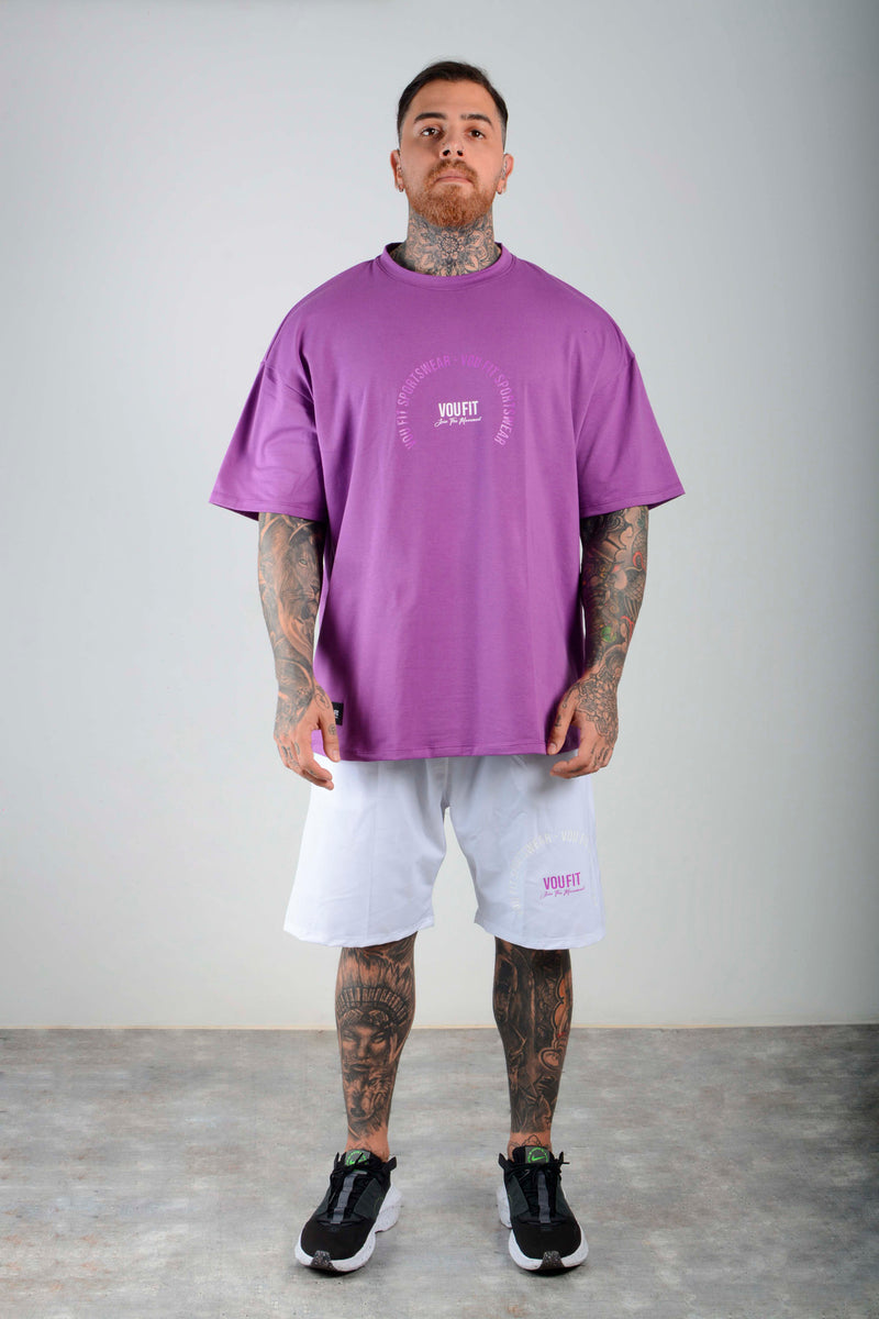 Camiseta Oversized Sport Morado