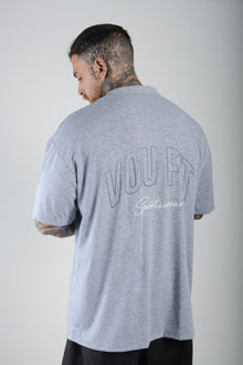  Camiseta Oversized Sport Gris Jaspe