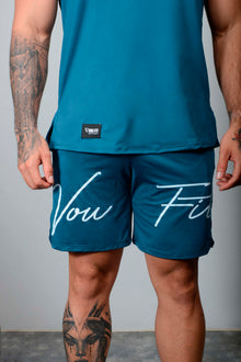  Pantaloneta Abertura Summer Azul Petróleo