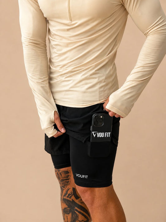 Pantaloneta Flexirun Negra