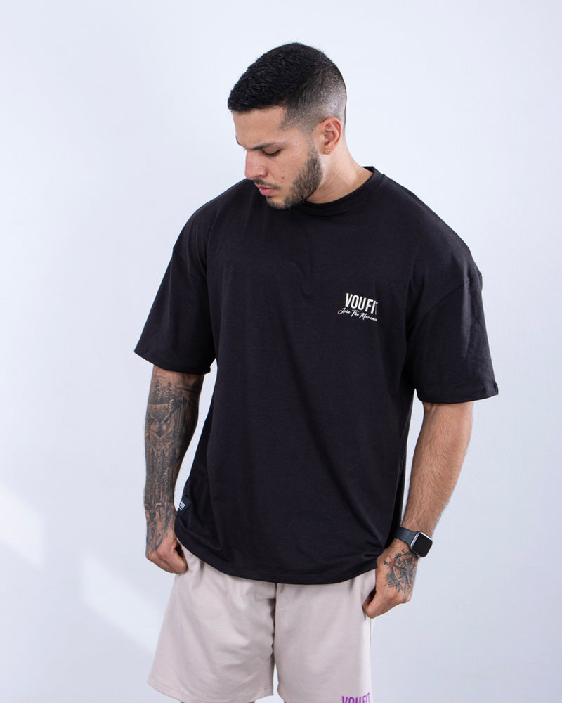 Camiseta Oversized Dark Negra