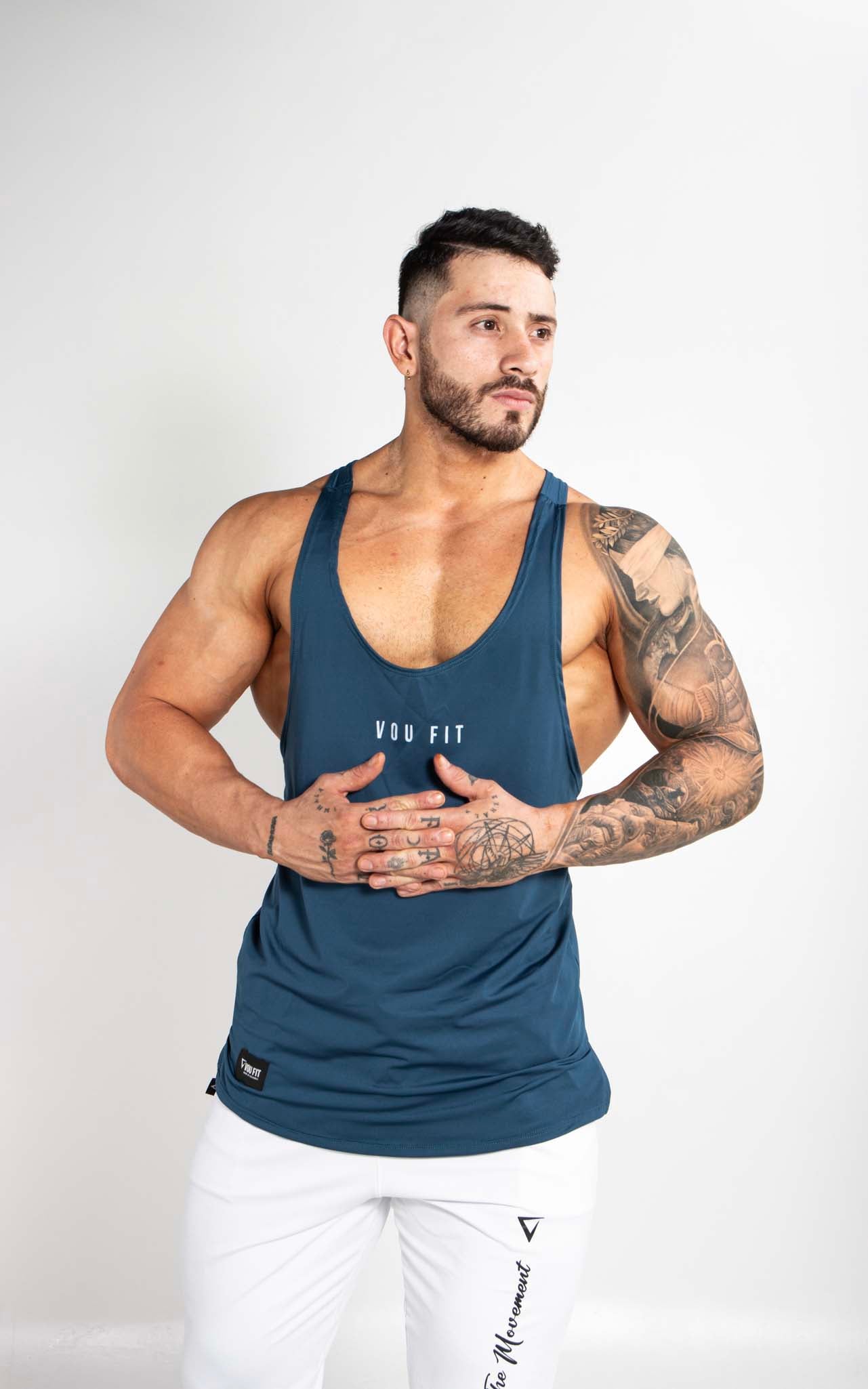 Camisilla Hercules Azul Petroleo