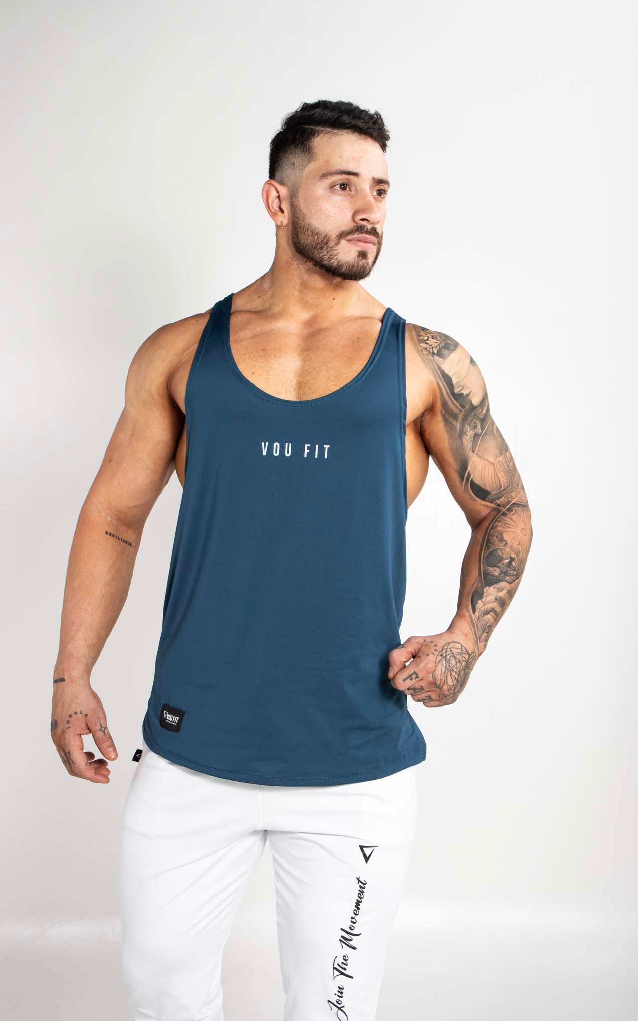 Camisilla Hercules Azul Petroleo