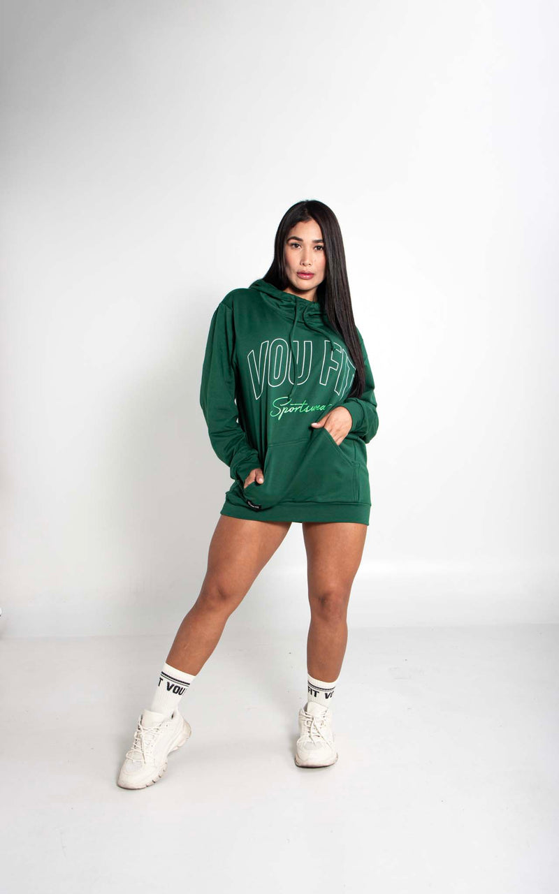 Hoodie Summer Forest Green