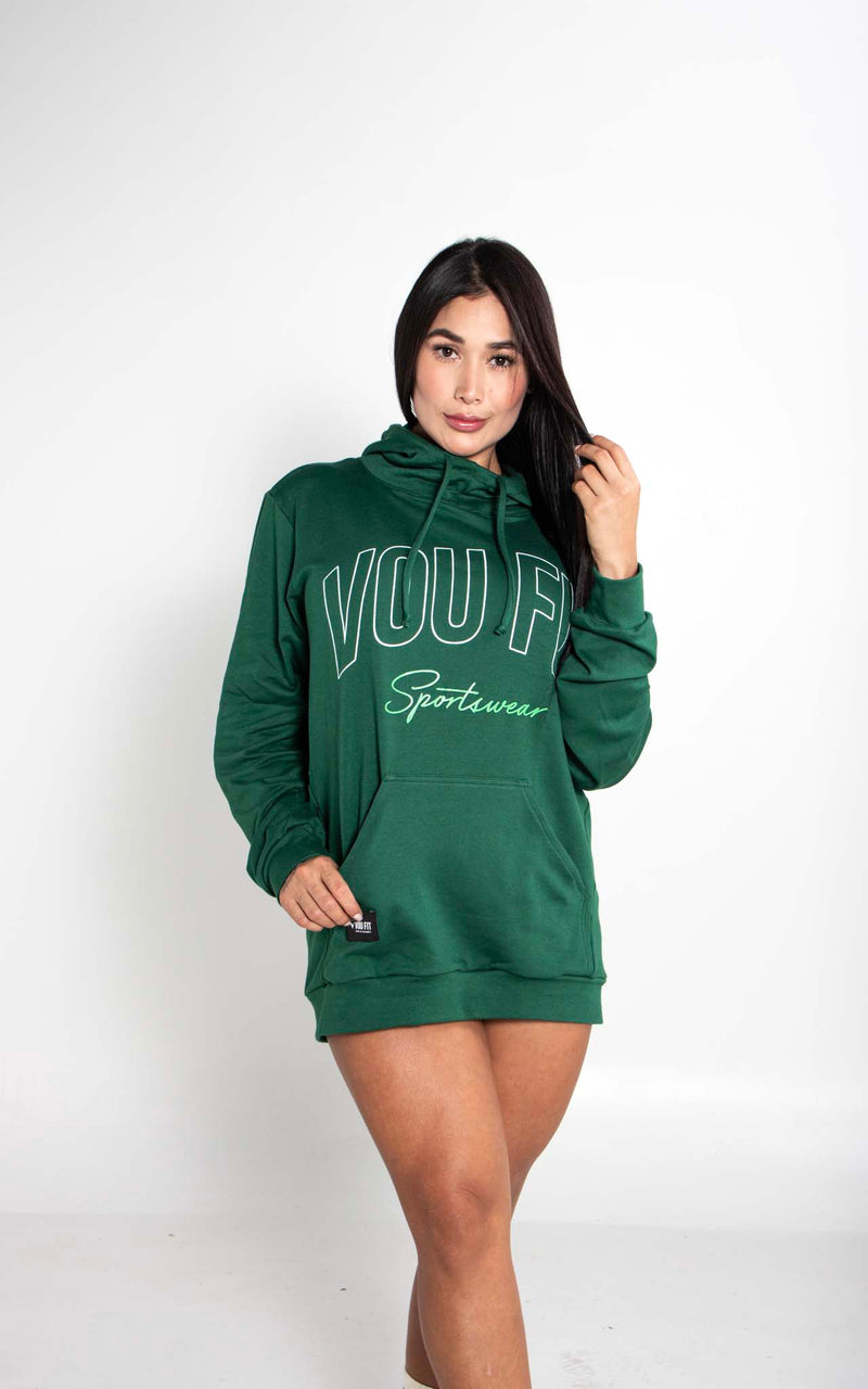 Hoodie Summer Forest Green