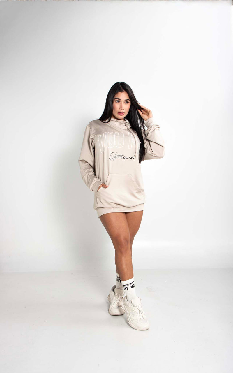 Hoodie Summer Beige