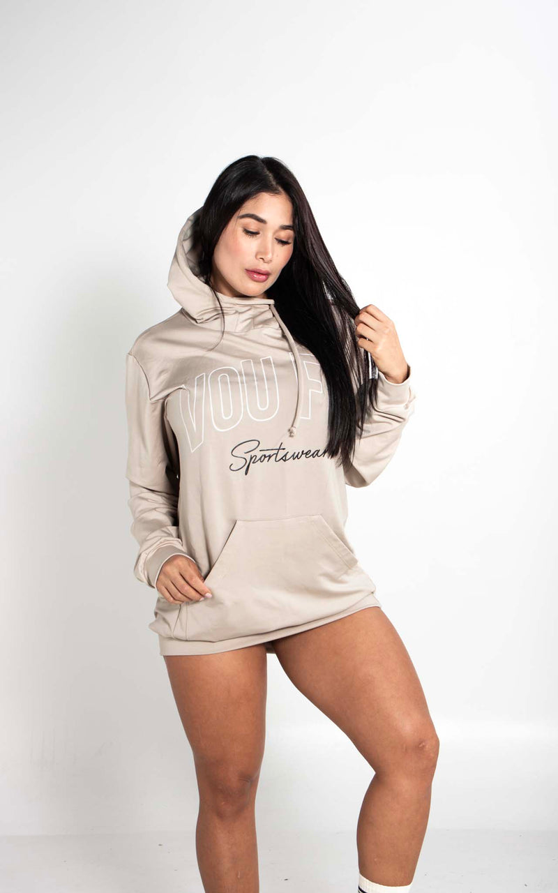 Hoodie Summer Beige