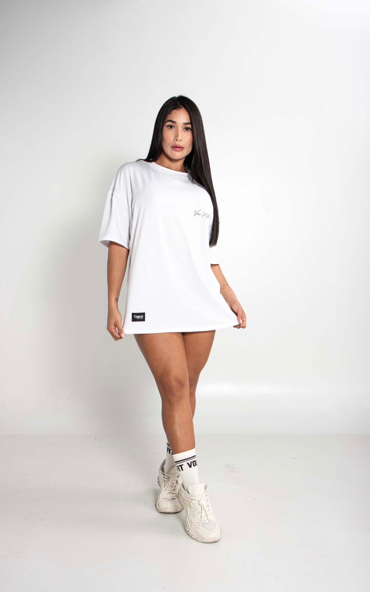 Camiseta Oversized Summer Blanca
