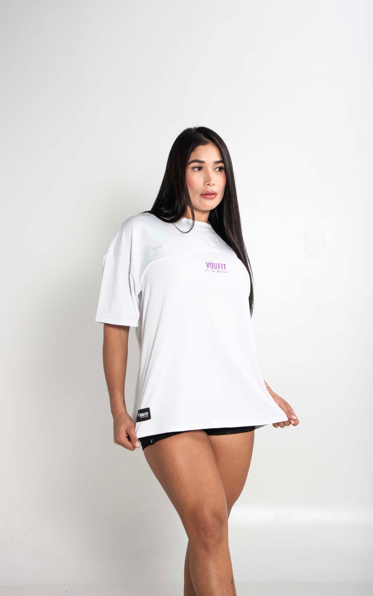 Camiseta Oversized Sport Blanco