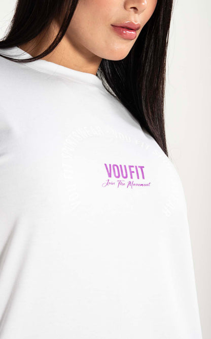 Camiseta Oversized Sport Blanco