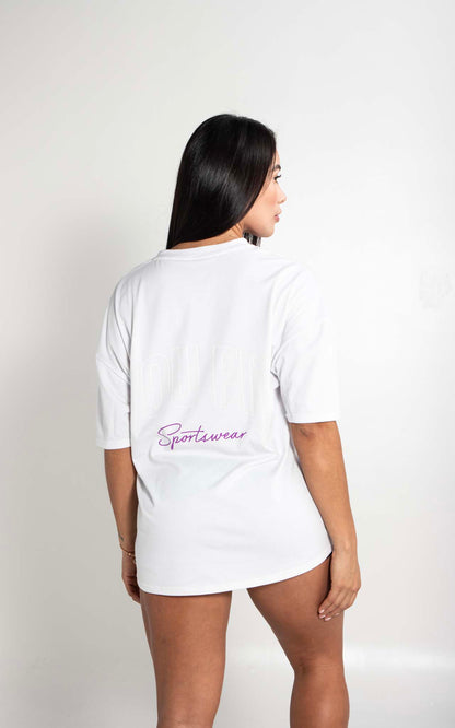 Camiseta Oversized Sport Blanco