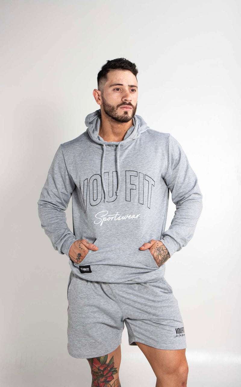 Hoodie Summer Gris Jaspe