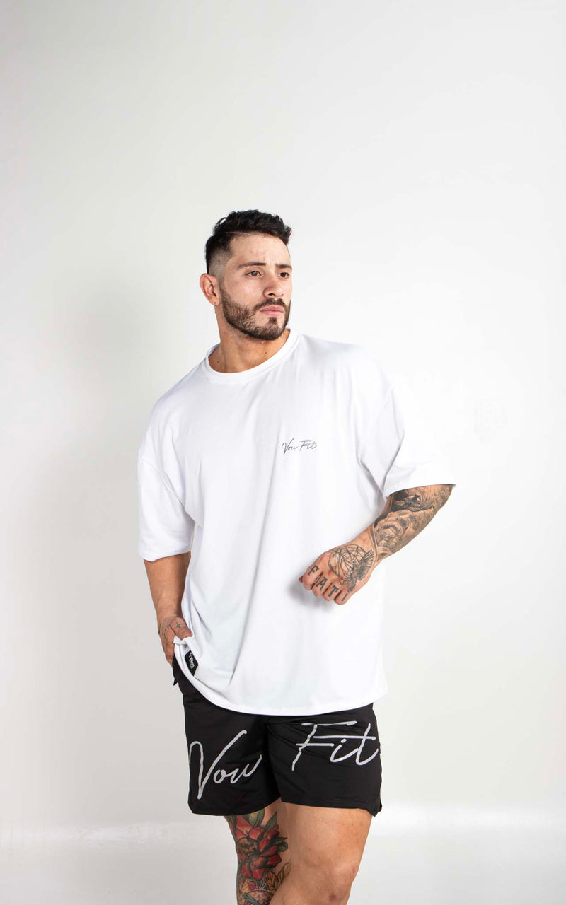 Camiseta Oversized Summer Blanca