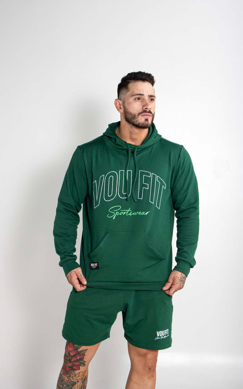 Hoodie Summer Forest Green